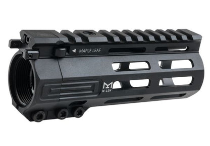 Maple Leaf製「TakeDown」M-Lokハンドガード（WE / VFC / GHK M4 GBBR用）（CNC加工、5.5インチ、ブラック）-AIRSOFT GOGO エアガン・サバゲー用品通販