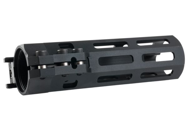 Maple Leaf製「TakeDown」M-Lokハンドガード（WE / VFC / GHK M4 GBBR用）（CNC加工、5.5インチ、ブラック）-AIRSOFT GOGO エアガン・サバゲー用品通販