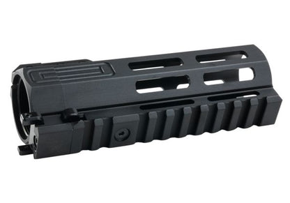 Maple Leaf製「TakeDown」M-Lokハンドガード（WE / VFC / GHK M4 GBBR用）（CNC加工、5.5インチ、ブラック）-AIRSOFT GOGO エアガン・サバゲー用品通販