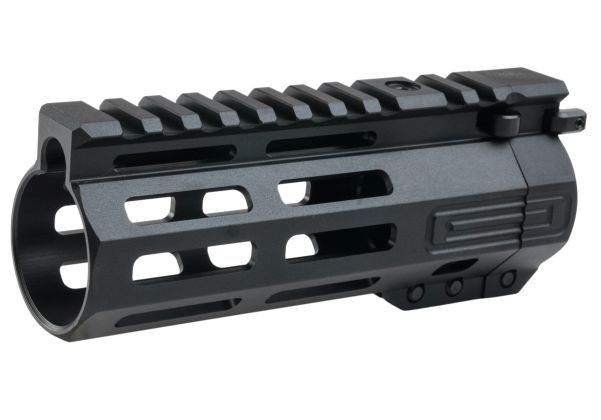 Maple Leaf製「TakeDown」M-Lokハンドガード（WE / VFC / GHK M4 GBBR用）（CNC加工、5.5インチ、ブラック）-AIRSOFT GOGO エアガン・サバゲー用品通販