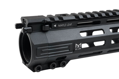Maple Leaf製「TakeDown」M-Lokハンドガード（WE / VFC / GHK M4 GBBR用）（CNC加工、9.5インチ、ブラック）-AIRSOFT GOGO エアガン・サバゲー用品通販