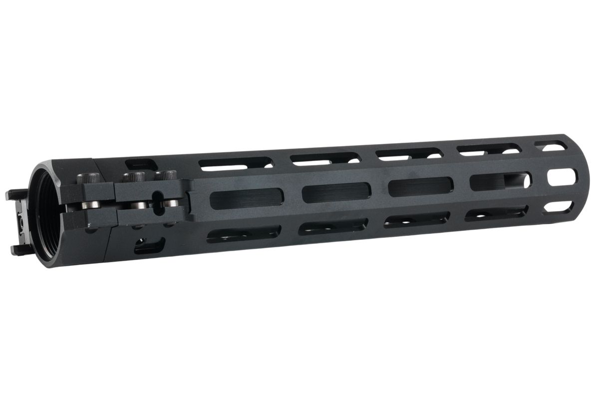 Maple Leaf製「TakeDown」M-Lokハンドガード（WE / VFC / GHK M4 GBBR用）（CNC加工、9.5インチ、ブラック）-AIRSOFT GOGO エアガン・サバゲー用品通販