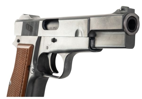 MARUSHIN 製ブローニング ハイパワー カナディアンモデルガン - 優れた重量感、木製グリップ付き-AIRSOFT GOGO エアガン・サバゲー用品通販