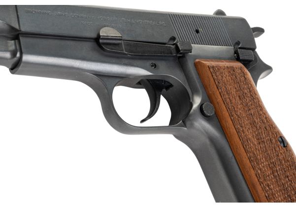 MARUSHIN 製ブローニング ハイパワー コマーシャルモデル銃 - 優れた重量感、木製グリップ付き-AIRSOFT GOGO エアガン・サバゲー用品通販