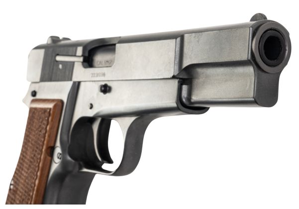 MARUSHIN 製ブローニング ハイパワー コマーシャルモデル銃 - 優れた重量感、木製グリップ付き-AIRSOFT GOGO エアガン・サバゲー用品通販