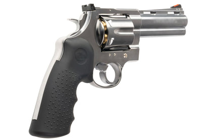 MARUSHIN アナコンダ 44 マグナム リボルバー (4 インチ) - 銀(ぎん)、HOUGE グリップ付き-AIRSOFT GOGO エアガン・サバゲー用品通販