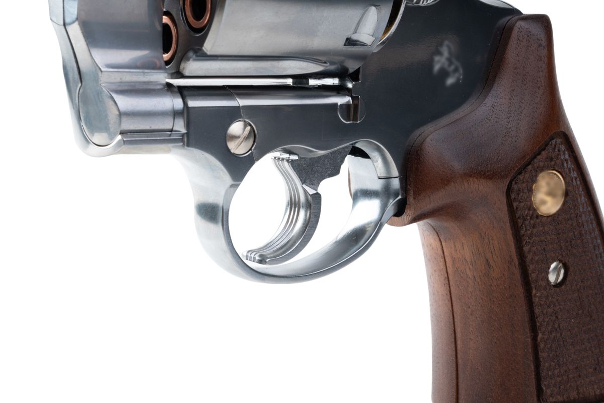MARUSHIN アナコンダ 44 マグナム リボルバー (4 インチ) - 銀(ぎん) ウッドグリップ付き-AIRSOFT GOGO エアガン・サバゲー用品通販