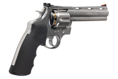MARUSHIN アナコンダ 44 マグナム リボルバー (6 インチ) - 銀(ぎん)、HOUGE グリップ付き-AIRSOFT GOGO エアガン・サバゲー用品通販