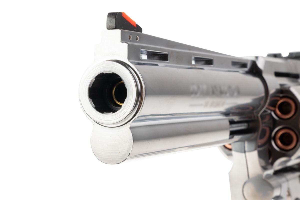 MARUSHIN アナコンダ 44 マグナム リボルバー (6 インチ) - 銀(ぎん)、HOUGE グリップ付き-AIRSOFT GOGO エアガン・サバゲー用品通販