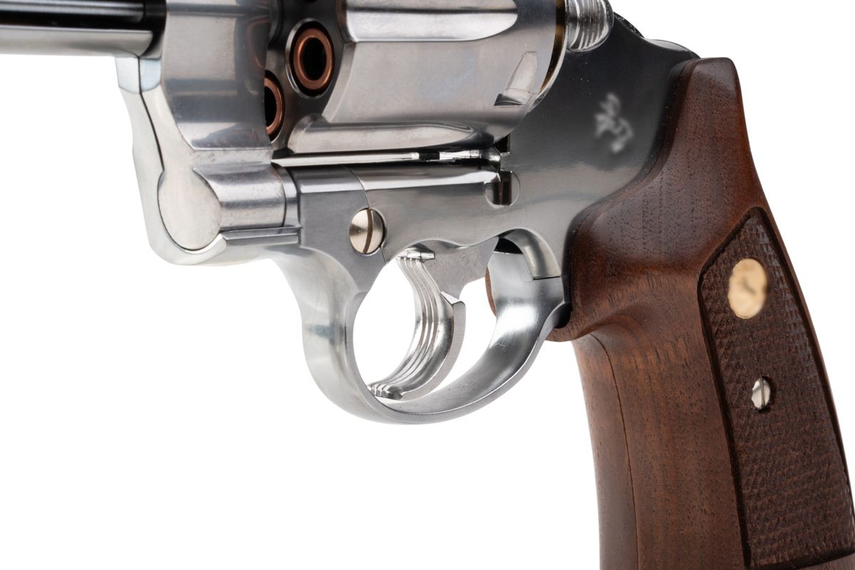 MARUSHIN アナコンダ 44 マグナム リボルバー (6 インチ) - 銀(ぎん) ウッドグリップ付き-AIRSOFT GOGO エアガン・サバゲー用品通販