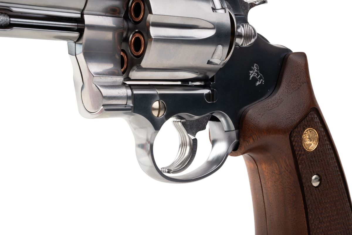 MARUSHIN アナコンダ 44 マグナム リボルバー (8 インチ) - 銀(ぎん) ウッドグリップ付き-AIRSOFT GOGO エアガン・サバゲー用品通販