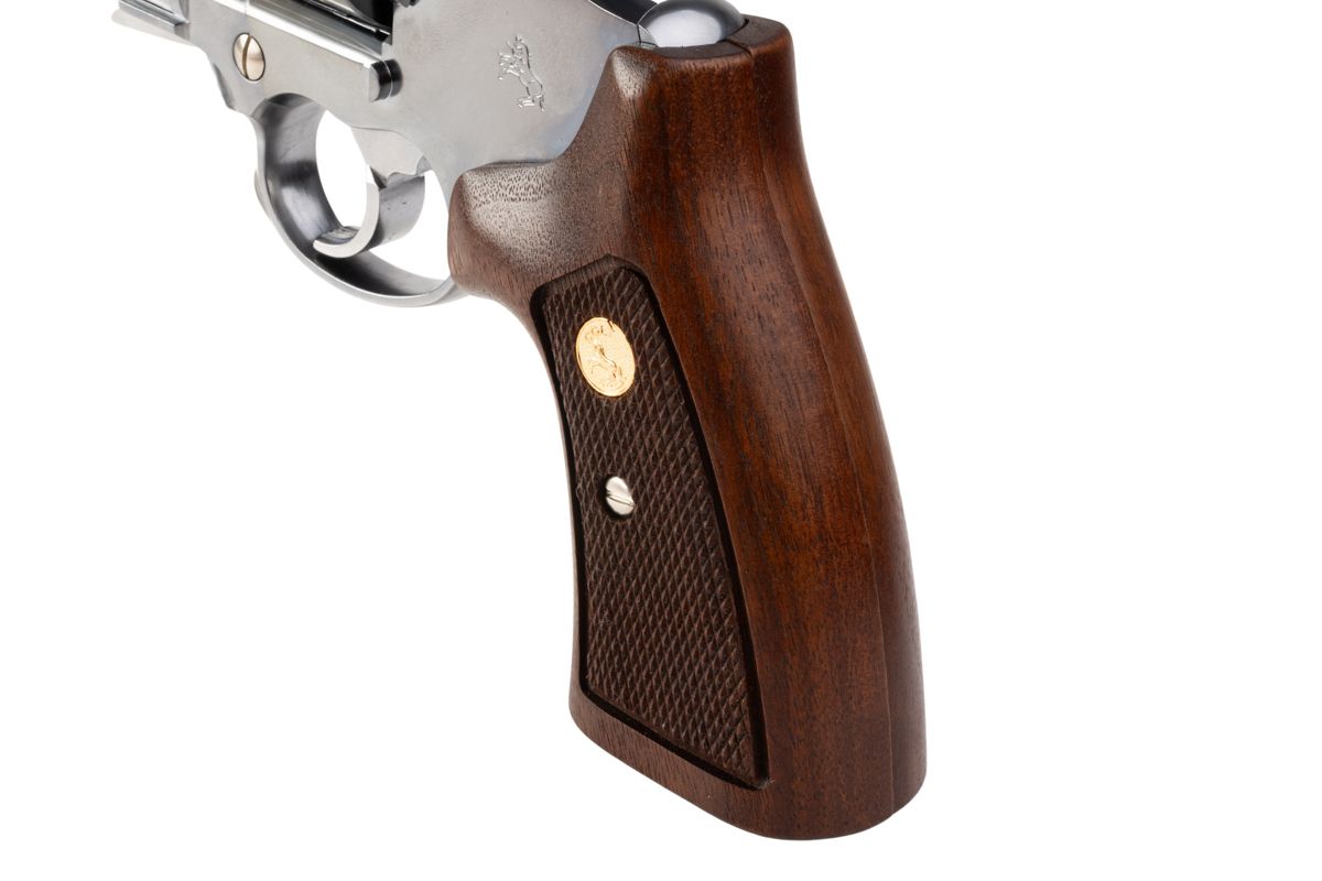 MARUSHIN アナコンダ 44 マグナム リボルバー (8 インチ) - 銀(ぎん) ウッドグリップ付き-AIRSOFT GOGO エアガン・サバゲー用品通販
