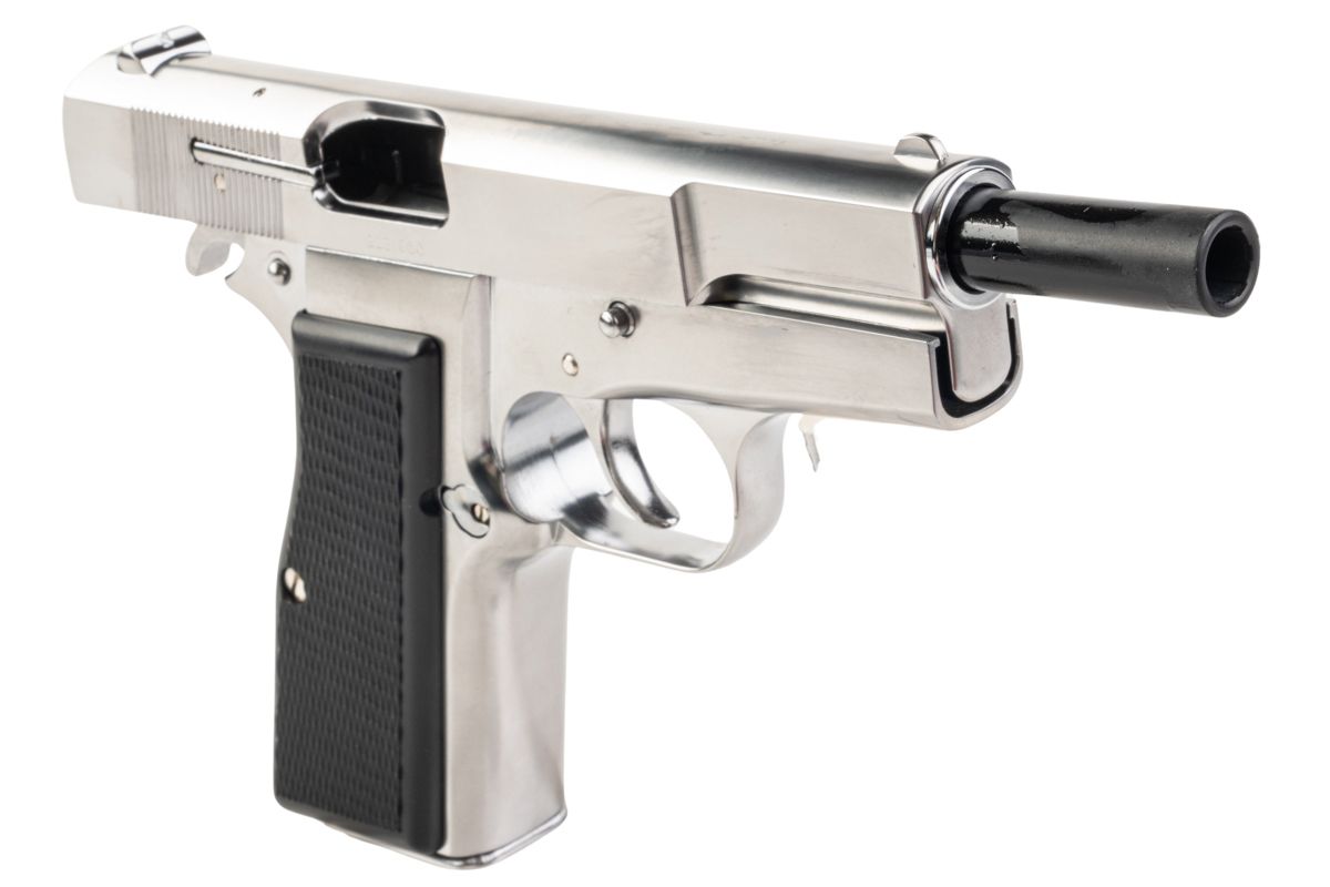 MARUSHIN ブローニング ハイパワー コマーシャルモデルガン - 銀(ぎん)-AIRSOFT GOGO エアガン・サバゲー用品通販