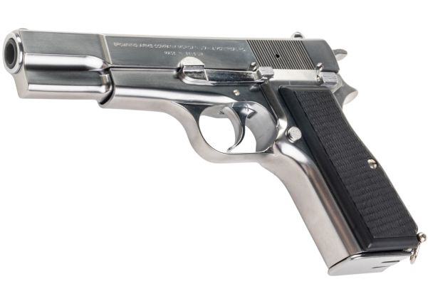 MARUSHIN ブローニング ハイパワー コマーシャルモデルガン - 銀(ぎん)-AIRSOFT GOGO エアガン・サバゲー用品通販