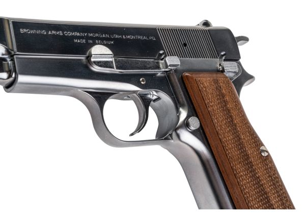 MARUSHIN ブローニング ハイパワー コマーシャルモデルガン - 銀(ぎん)（木製グリップ付き）-AIRSOFT GOGO エアガン・サバゲー用品通販