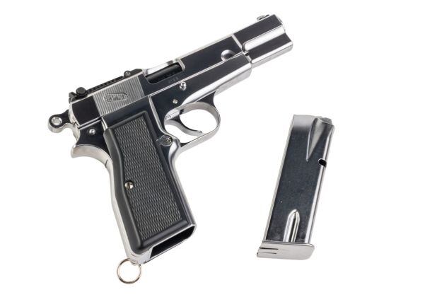 MARUSHIN ブローニング ハイパワー ミリタリーモデルガン - 銀(ぎん)-AIRSOFT GOGO エアガン・サバゲー用品通販