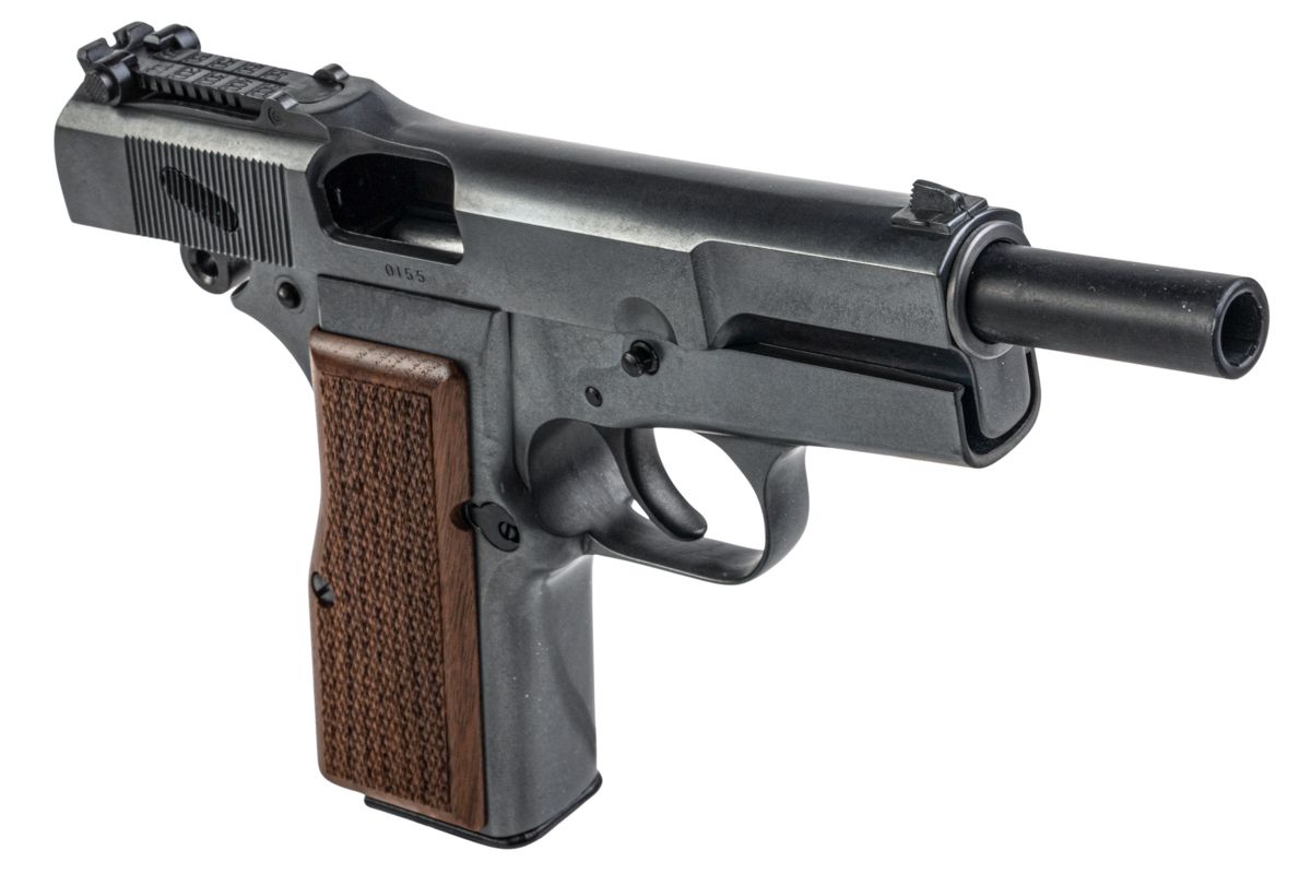 MARUSHIN ブローニング・ハイパワー軍用モデルガン - 優れた重量感、木製グリップ付き-AIRSOFT GOGO エアガン・サバゲー用品通販