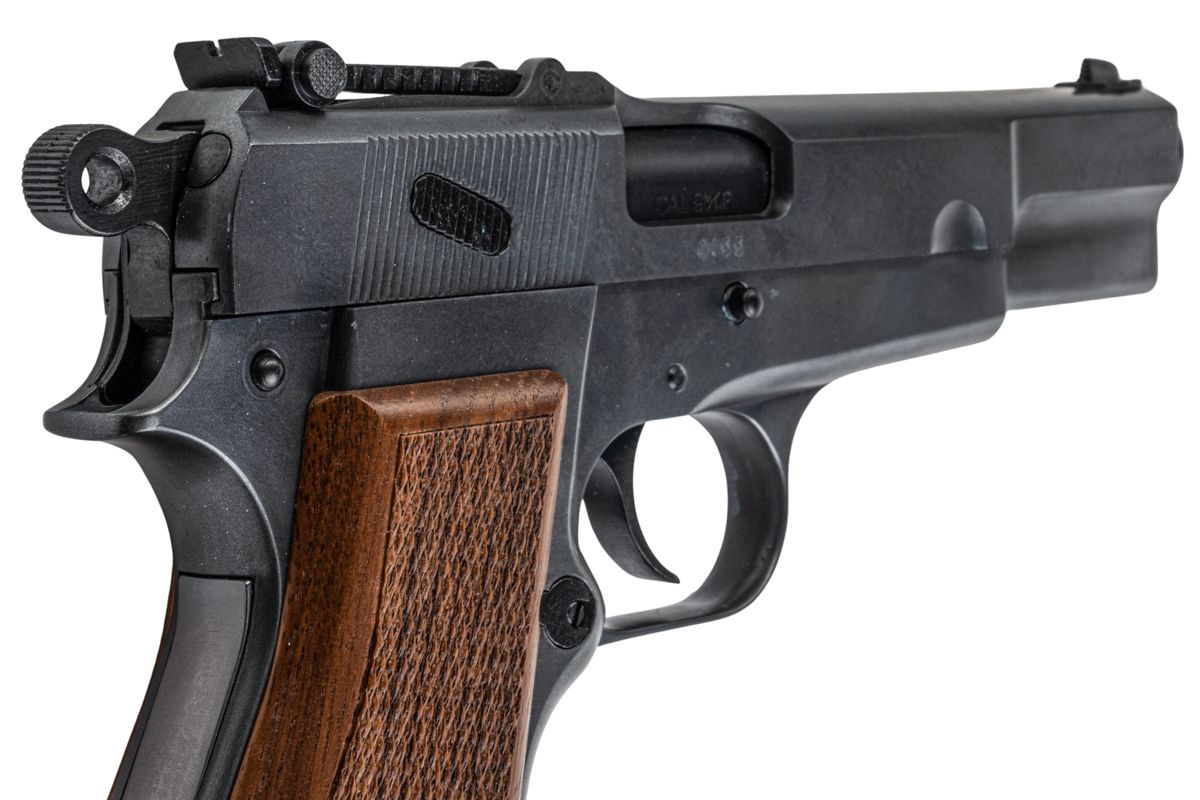 MARUSHIN ブローニング・ハイパワー軍用モデルガン - 優れた重量感、木製グリップ付き-AIRSOFT GOGO エアガン・サバゲー用品通販
