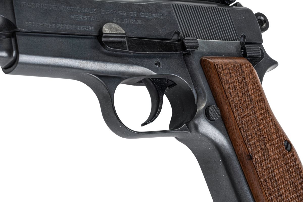 MARUSHIN ブローニング・ハイパワー軍用モデルガン - 優れた重量感、木製グリップ付き-AIRSOFT GOGO エアガン・サバゲー用品通販