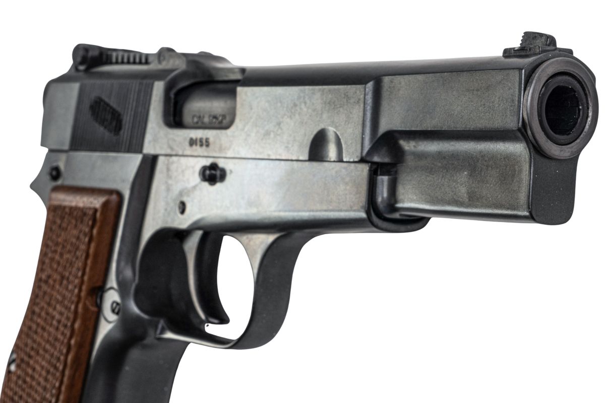 MARUSHIN ブローニング・ハイパワー軍用モデルガン - 優れた重量感、木製グリップ付き-AIRSOFT GOGO エアガン・サバゲー用品通販