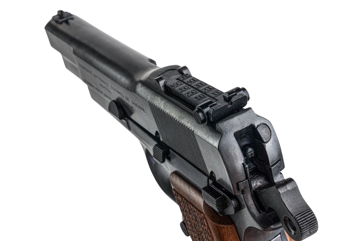 MARUSHIN ブローニング・ハイパワー軍用モデルガン - 優れた重量感、木製グリップ付き-AIRSOFT GOGO エアガン・サバゲー用品通販