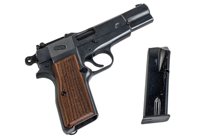 MARUSHIN ブローニング・ハイパワー軍用モデルガン - 優れた重量感、木製グリップ付き-AIRSOFT GOGO エアガン・サバゲー用品通販