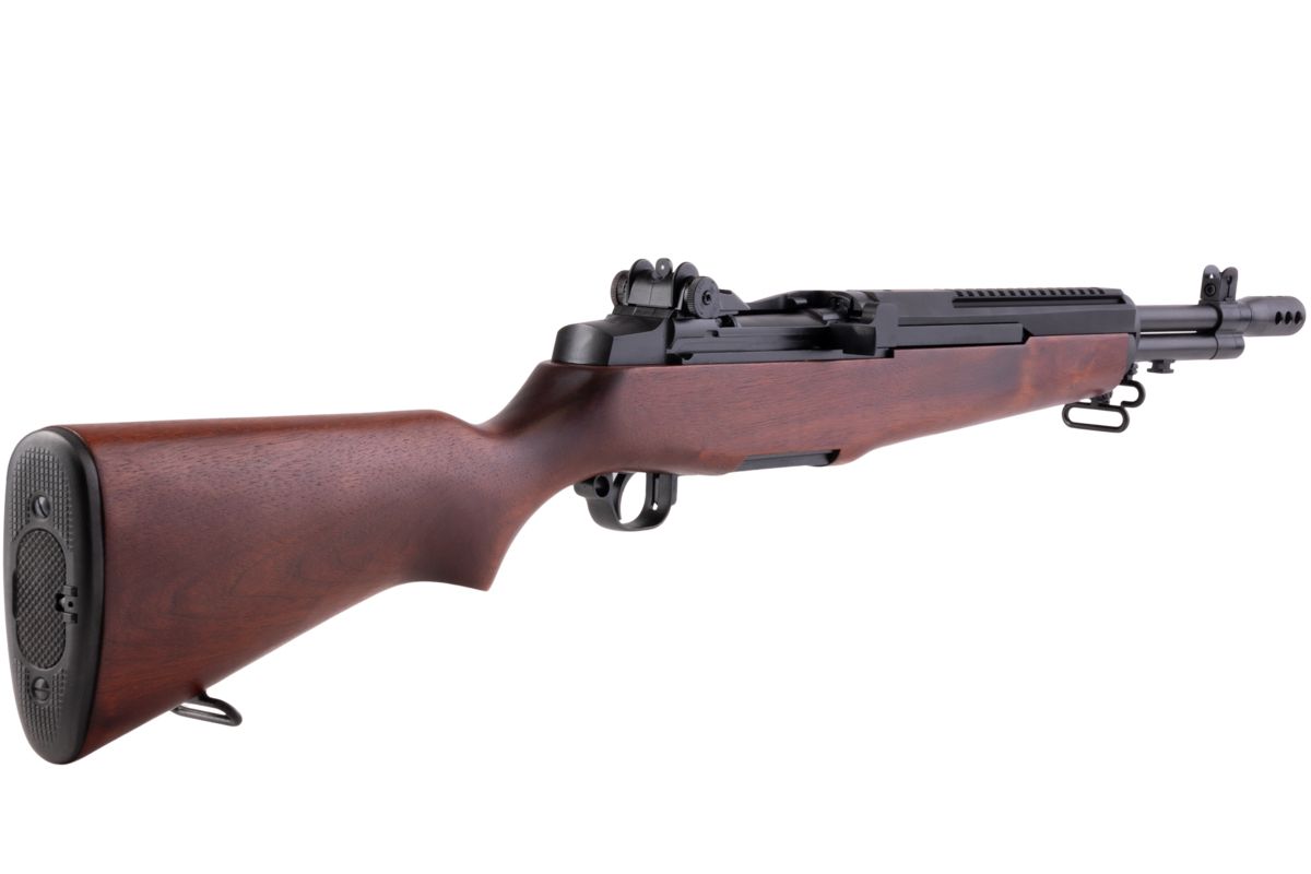 MARUSHIN M1 ミニガーランド GBBR ウォルナットストックブラウン-AIRSOFT GOGO エアガン・サバゲー用品通販