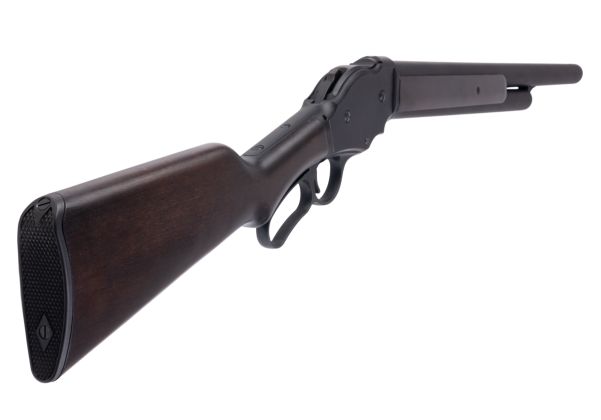 MARUSHIN M1887 レバーアクション式ガスショットガン（ガードガン マットブラックコーティング 木製ストック）-AIRSOFT GOGO エアガン・サバゲー用品通販