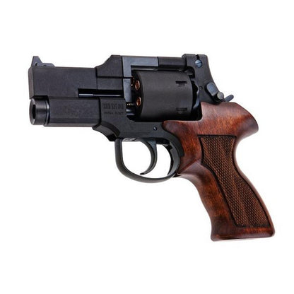 Marushin マテバ ガス リボルバー 3 インチ - ブラック (ヘビーウェイト ウッド グリップ バージョン)-AIRSOFT GOGO エアガン・サバゲー用品通販