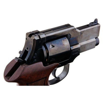 Marushin マテバ ガス リボルバー 3 インチ - W ディープ ブラック (ヘビーウェイト ウッド グリップ バージョン)-AIRSOFT GOGO エアガン・サバゲー用品通販