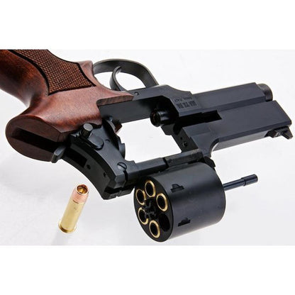 MARUSHIN マテバ ガス リボルバー 4 インチ - マット ブラック (ヘビーウェイト ウッド グリップ バージョン)-AIRSOFT GOGO エアガン・サバゲー用品通販