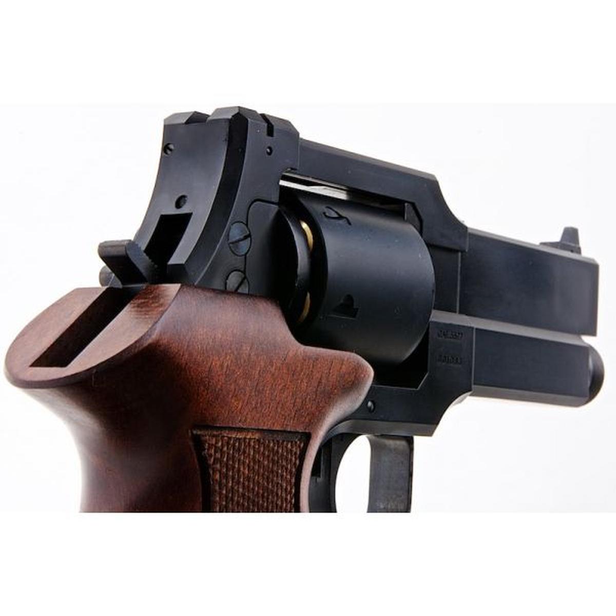 MARUSHIN マテバ ガス リボルバー 4 インチ - マット ブラック (ヘビーウェイト ウッド グリップ バージョン)-AIRSOFT GOGO エアガン・サバゲー用品通販