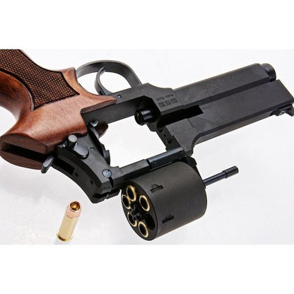 MARUSHIN マテバ ガス リボルバー 5 インチ - ブラック (ヘビーウェイト ウッド グリップ バージョン)-AIRSOFT GOGO エアガン・サバゲー用品通販