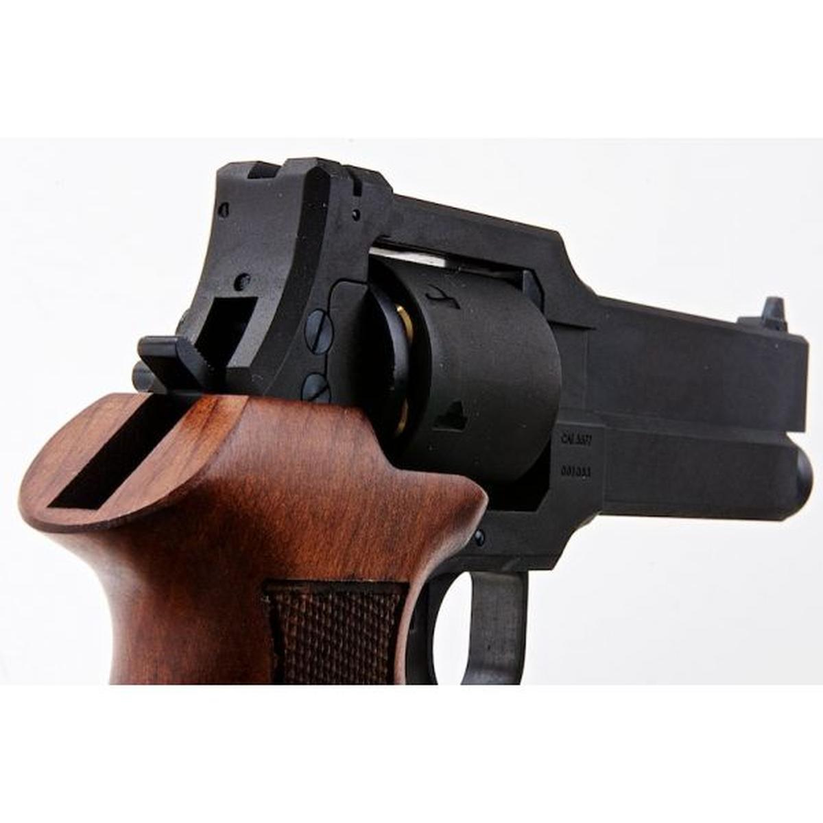 MARUSHIN マテバ ガス リボルバー 5 インチ - ブラック (ヘビーウェイト ウッド グリップ バージョン)-AIRSOFT GOGO エアガン・サバゲー用品通販