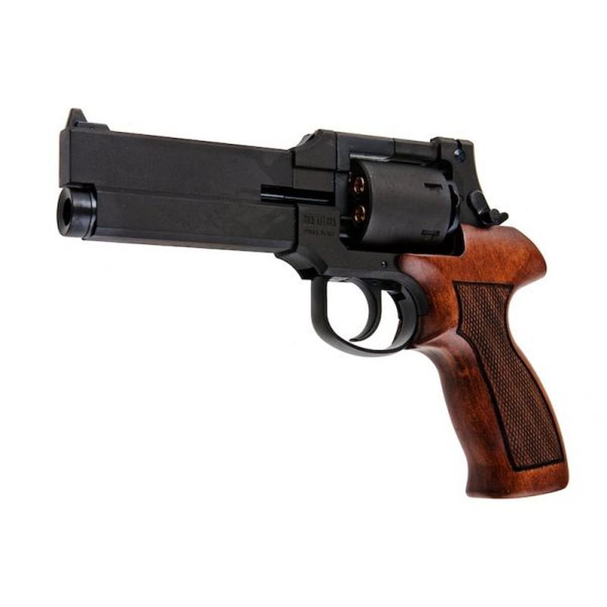 MARUSHIN マテバ ガス リボルバー 5 インチ - ブラック (ヘビーウェイト ウッド グリップ バージョン)-AIRSOFT GOGO エアガン・サバゲー用品通販