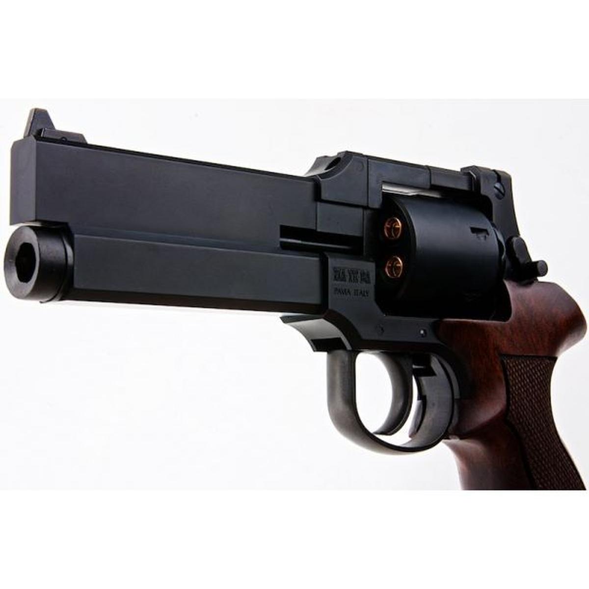 MARUSHIN マテバ ガス リボルバー 5 インチ - マット ブラック (ヘビーウェイト ウッド グリップ バージョン)-AIRSOFT GOGO エアガン・サバゲー用品通販