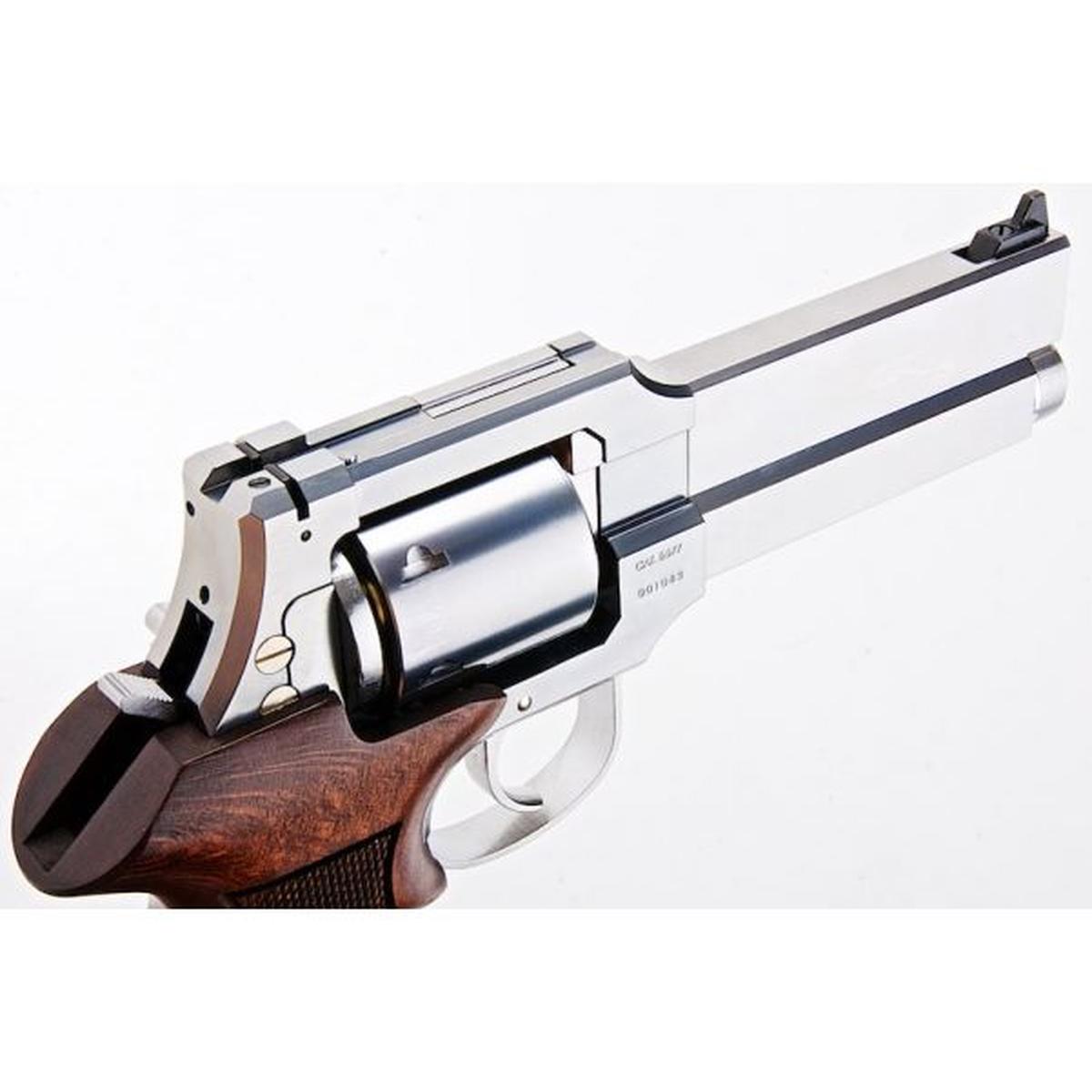 MARUSHIN マテバ ガス リボルバー 5 インチ - シルバー (ヘビーウェイト ウッド グリップ バージョン)-AIRSOFT GOGO エアガン・サバゲー用品通販