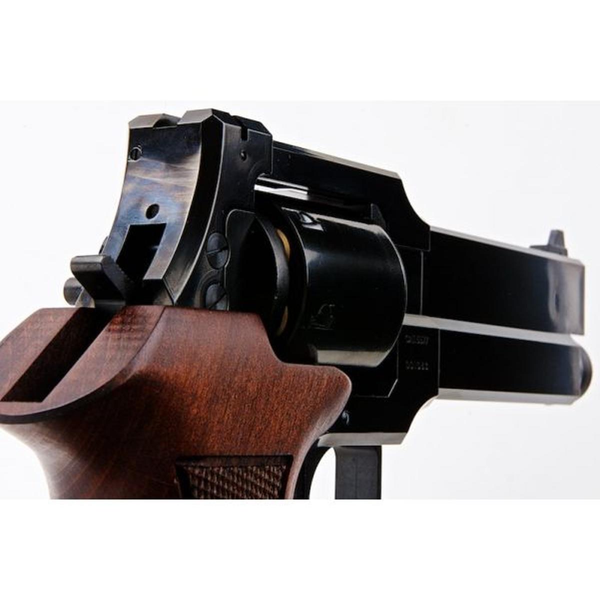 MARUSHIN マテバ ガス リボルバー 5 インチ - W ディープ ブラック (ヘビーウェイト ウッド グリップ バージョン)-AIRSOFT GOGO エアガン・サバゲー用品通販