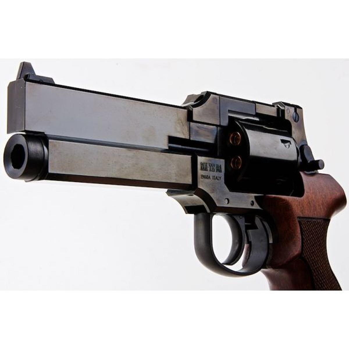 MARUSHIN マテバ ガス リボルバー 5 インチ - W ディープ ブラック (ヘビーウェイト ウッド グリップ バージョン)-AIRSOFT GOGO エアガン・サバゲー用品通販