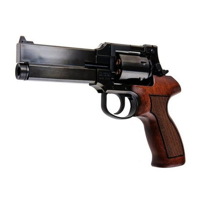 MARUSHIN マテバ ガス リボルバー 5 インチ - W ディープ ブラック (ヘビーウェイト ウッド グリップ バージョン)-AIRSOFT GOGO エアガン・サバゲー用品通販