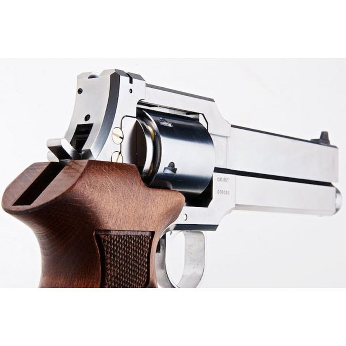 MARUSHIN マテバ ガス リボルバー 6 インチ - シルバー (ウッドグリップバージョン)-AIRSOFT GOGO エアガン・サバゲー用品通販