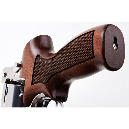 MARUSHIN マテバ ガス リボルバー 6 インチ - シルバー (ウッドグリップバージョン)-AIRSOFT GOGO エアガン・サバゲー用品通販