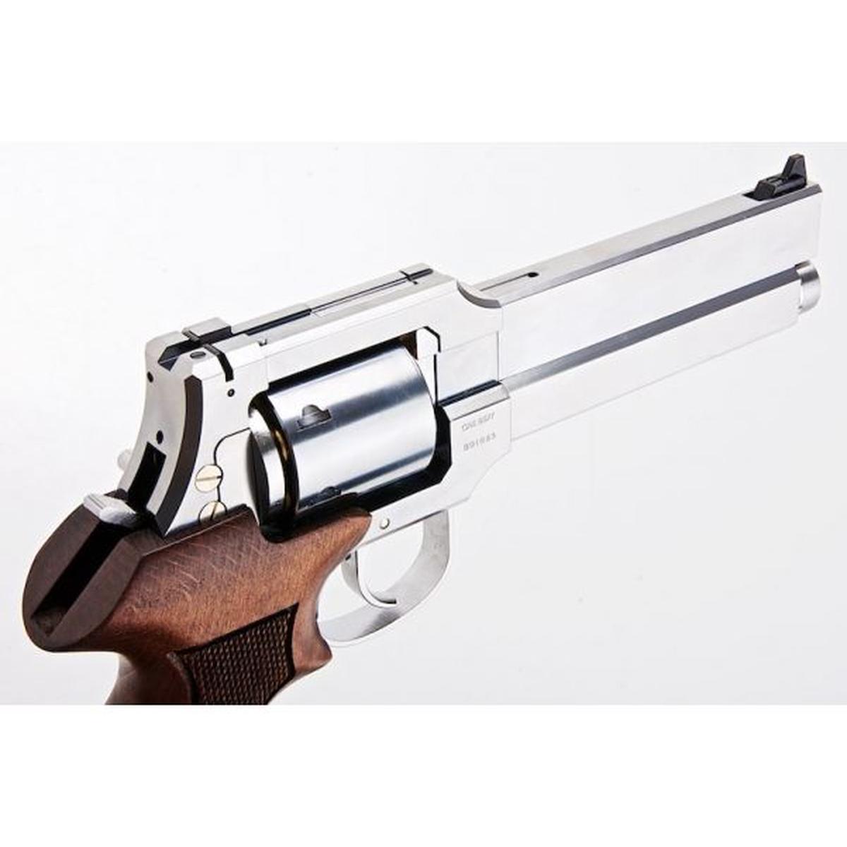 MARUSHIN マテバ ガス リボルバー 6 インチ - シルバー (ウッドグリップバージョン)-AIRSOFT GOGO エアガン・サバゲー用品通販