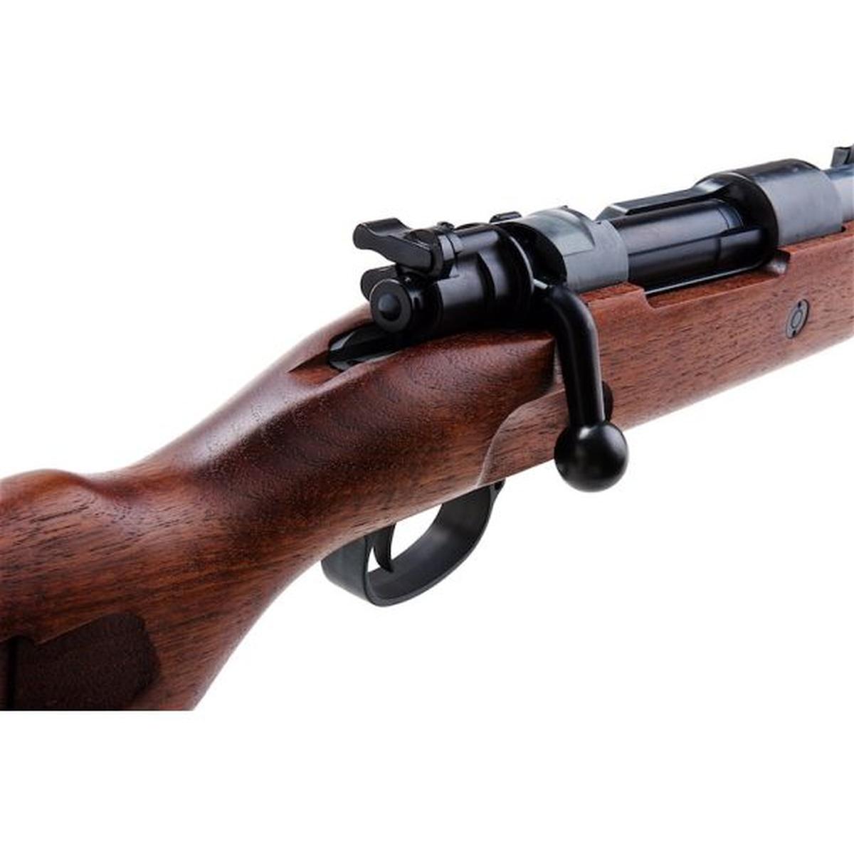 MARUSHIN モーゼル KAR98K エアソフト スナイパー (6MM ガス バージョン、優れた HW) - ウォルナット ブラウン-AIRSOFT GOGO エアガン・サバゲー用品通販