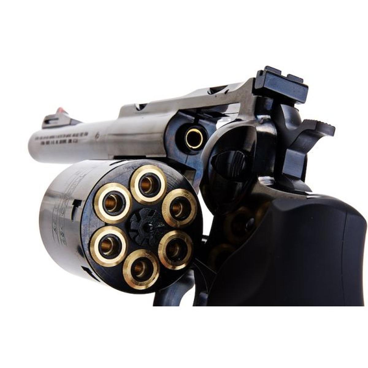 MARUSHIN ルガー スーパー レッドホーク 7.5インチ .454 カスール ガス リボルバー - W ディープ ブラック-AIRSOFT GOGO エアガン・サバゲー用品通販