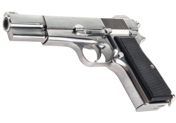MARUSHIN製ブローニング・ハイパワー・カナディアンモデルガン - 銀(ぎん)-AIRSOFT GOGO エアガン・サバゲー用品通販