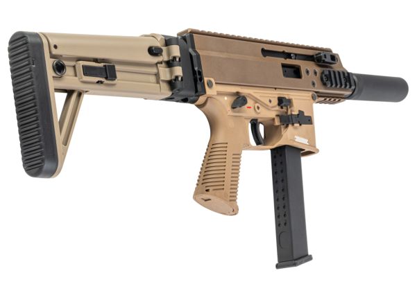 Maruyama SCW-9 Pro G GBBエアソフトSMG（MBTストック付き） - タンデラックスエディション-AIRSOFT GOGO エアガン・サバゲー用品通販