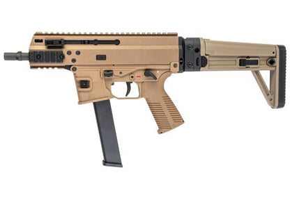 Maruyama SCW-9 Pro G GBBエアソフトSMG（MBTストック付き） - タンデラックスエディション-AIRSOFT GOGO エアガン・サバゲー用品通販