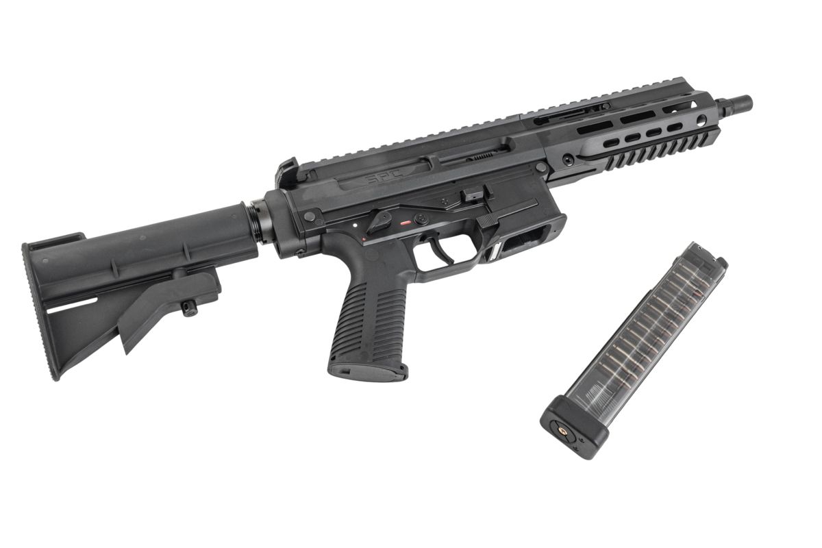 Maruyama SPC-9 エアソフト GBB ライフル - ブラック-AIRSOFT GOGO エアガン・サバゲー用品通販