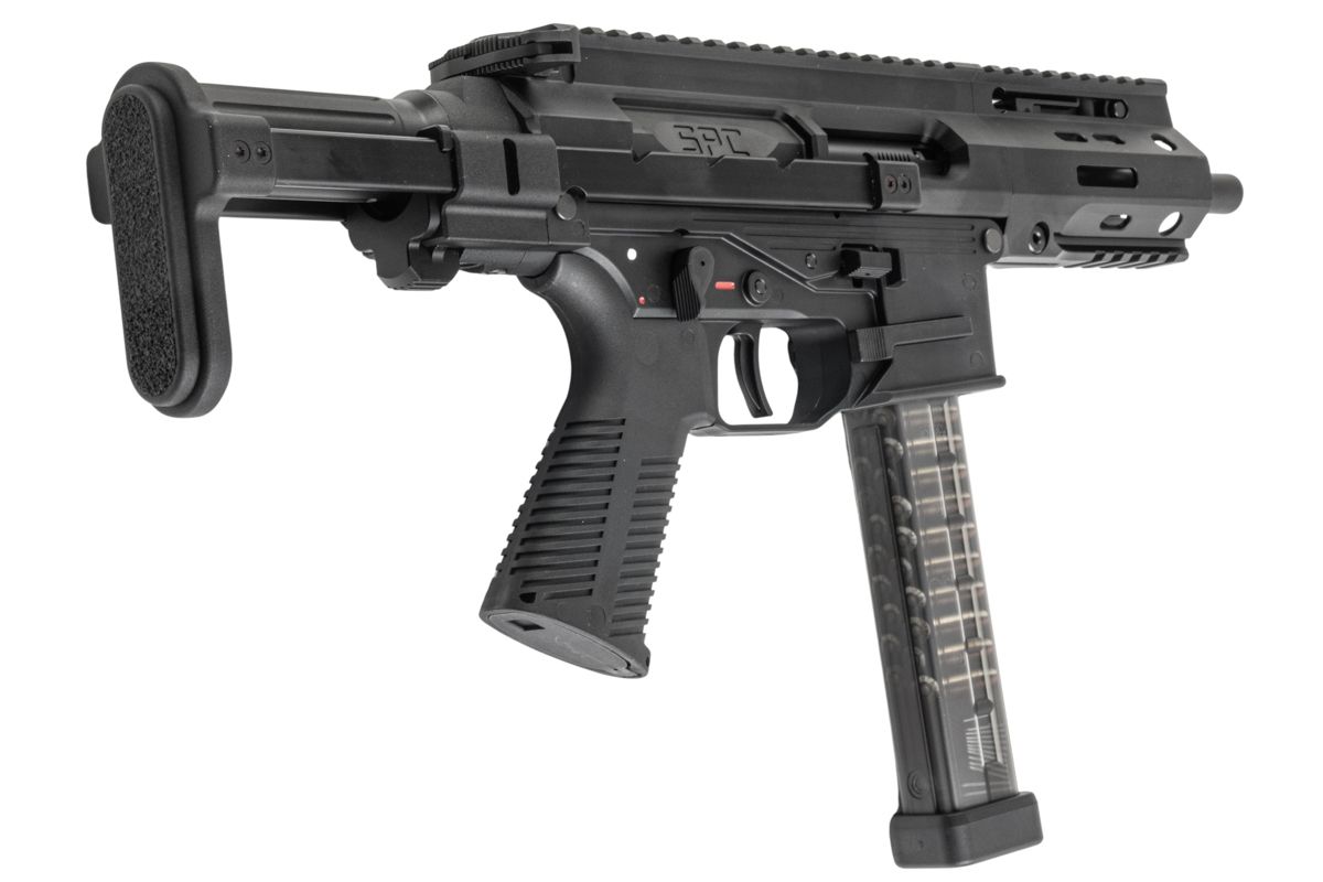 Maruyama SPC-9 PDW エアソフト GBB ライフル - ブラック-AIRSOFT GOGO エアガン・サバゲー用品通販
